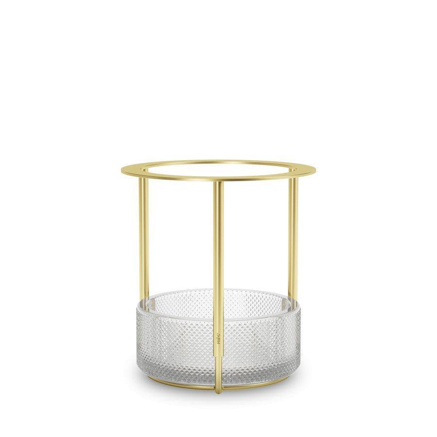 Umbra Tesora Adjustable Glass Vase - Brass