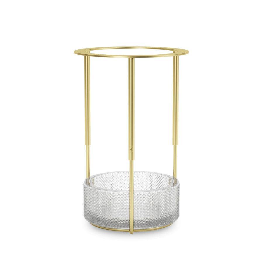 Umbra Tesora Adjustable Glass Vase - Brass