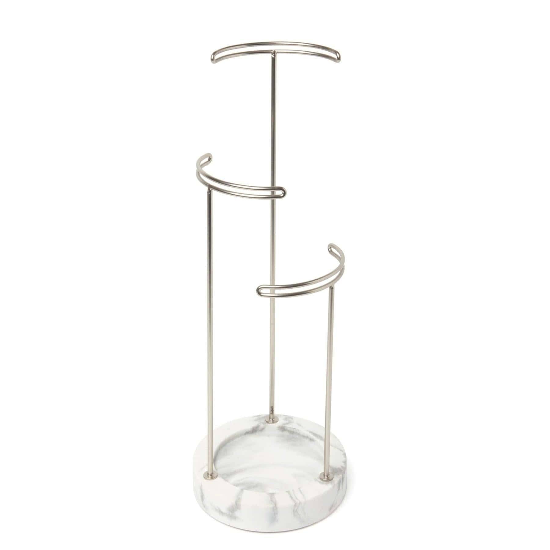 MyGift Metal Round Jewelry Display Stand | Wayfair