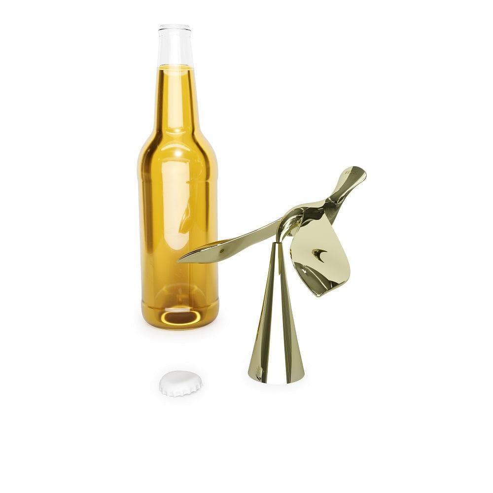 Umbra Tipsy Bottle Opener - Brass