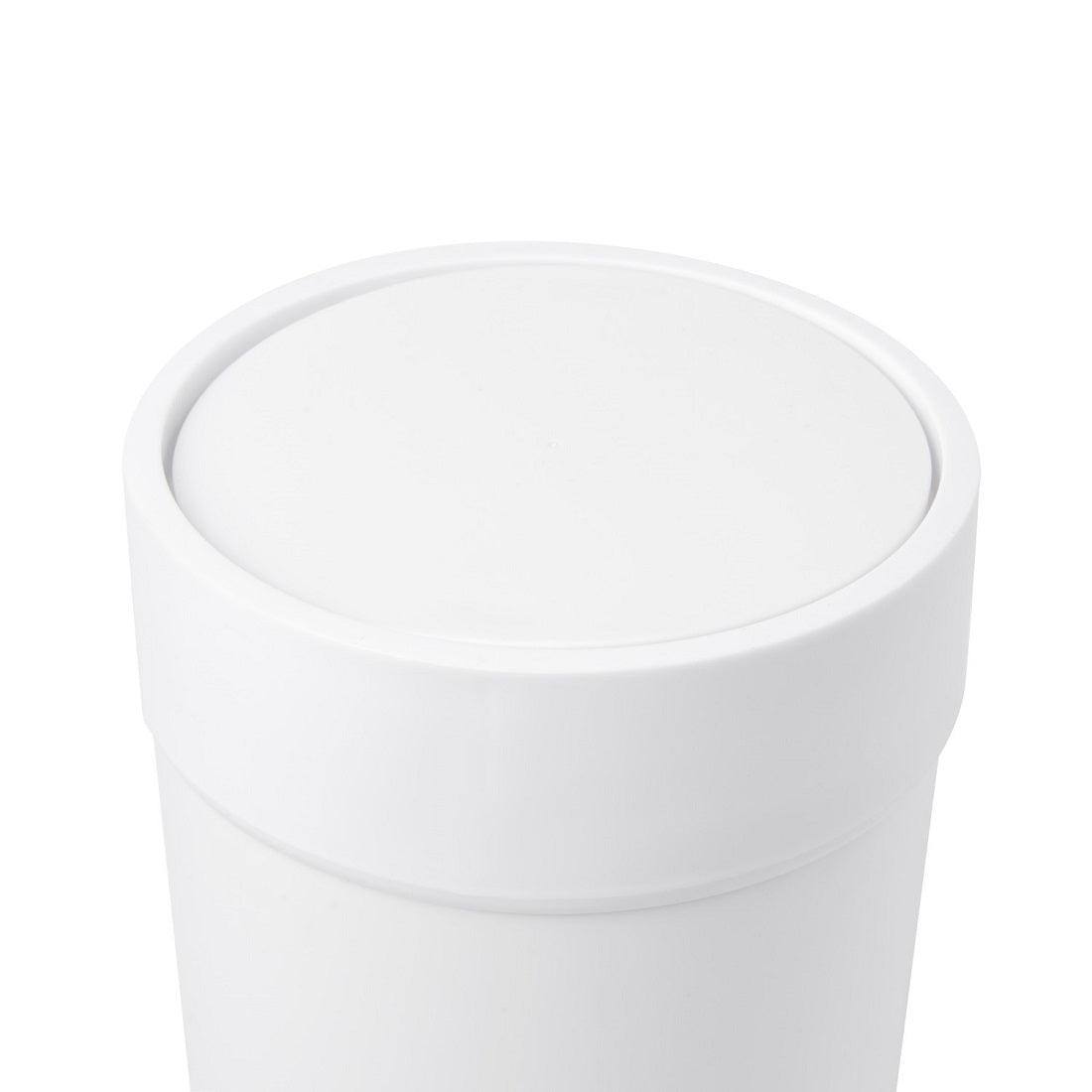 Umbra Touch Wastecan with Lid - White