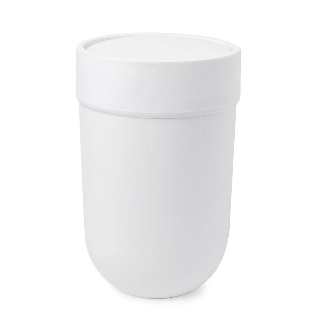 Umbra Touch Wastecan with Lid - White