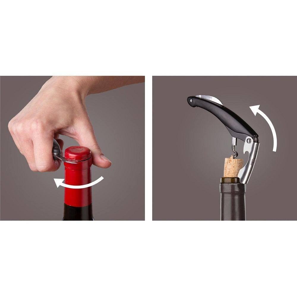 Vacu Vin 3-in-1 Waiter's Corkscrew - Black