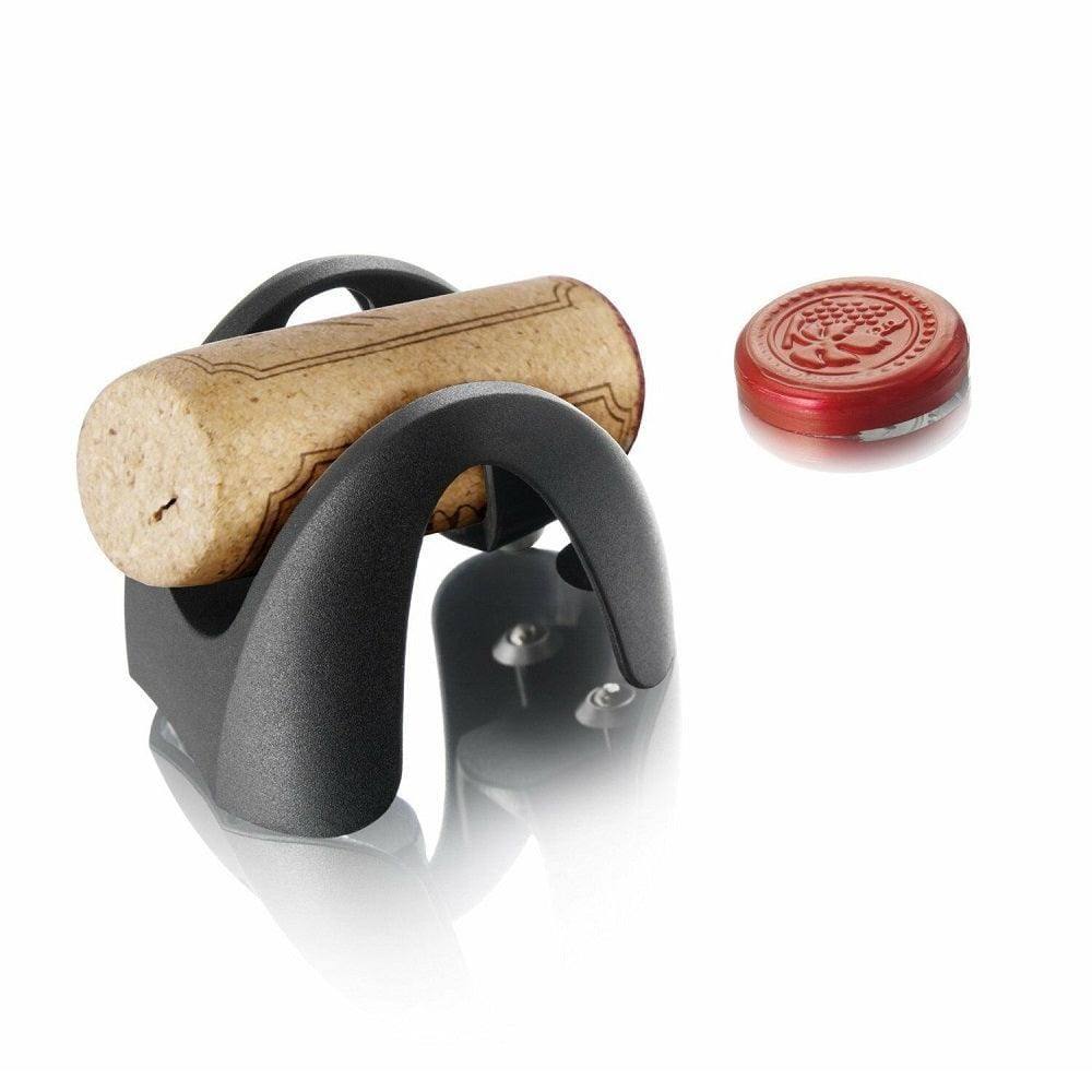 Vacu Vin Foil Cutter & Cork Holder - Black