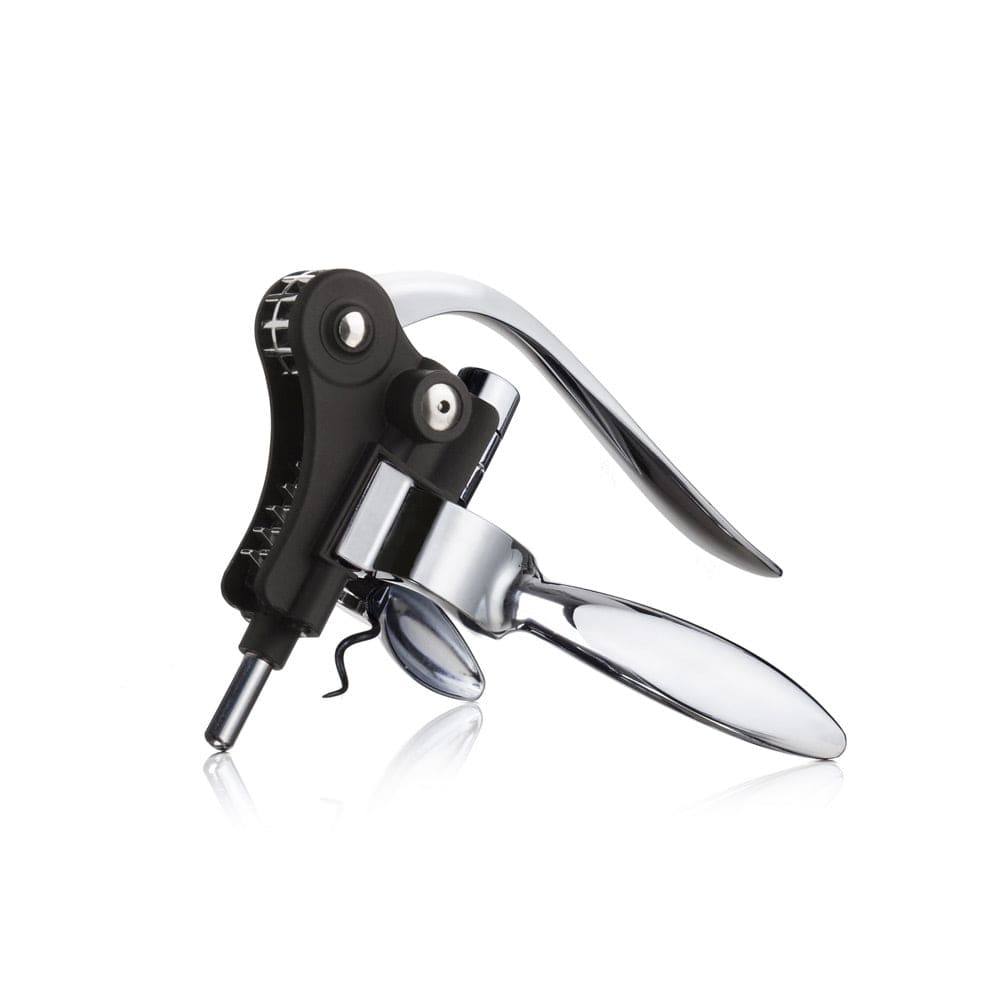 Vacu Vin Horizontal Lever Corkscrew - Black