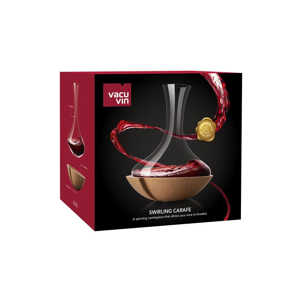 Vacu Vin Swirling Wine Carafe with Cork Base 1000ml