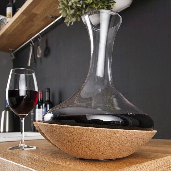 Vacu Vin Swirling Wine Carafe with Cork Base 1000ml