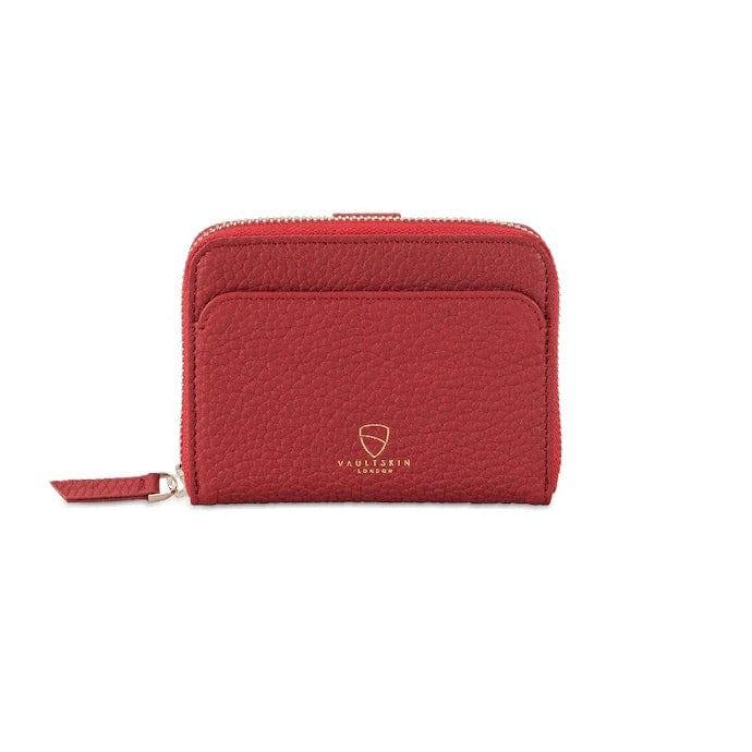 Vaultskin London Belgravia Zip Wallet - Red