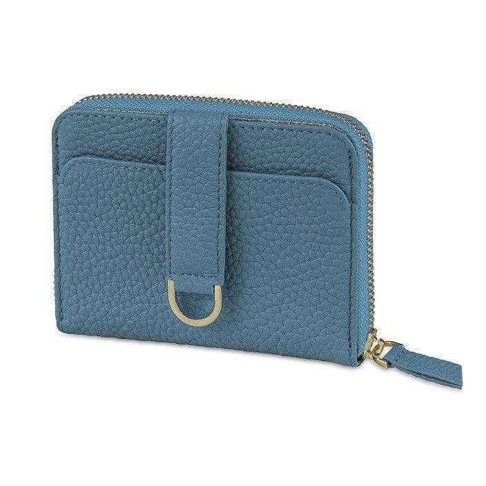 Vaultskin London Belgravia Zip Wallet - Turquoise