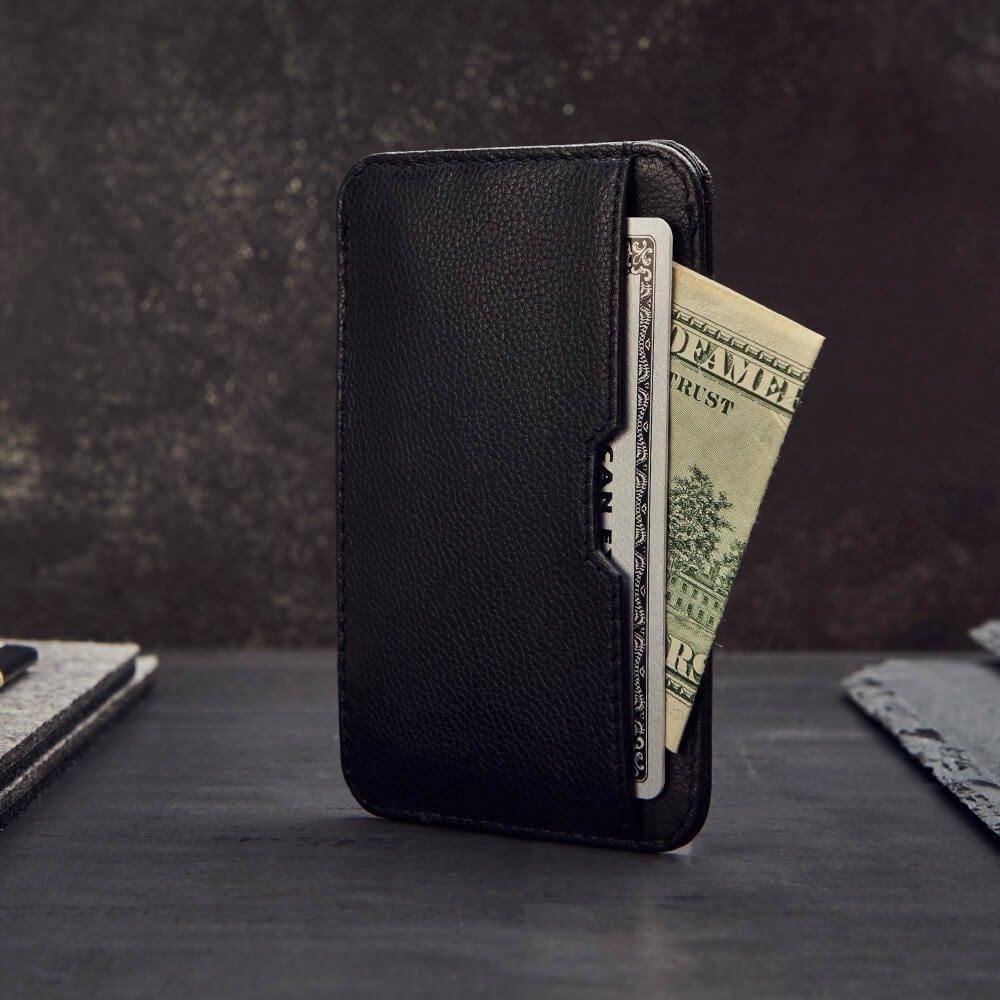 Vaultskin London Chelsea Sleeve Wallet - Black RFID