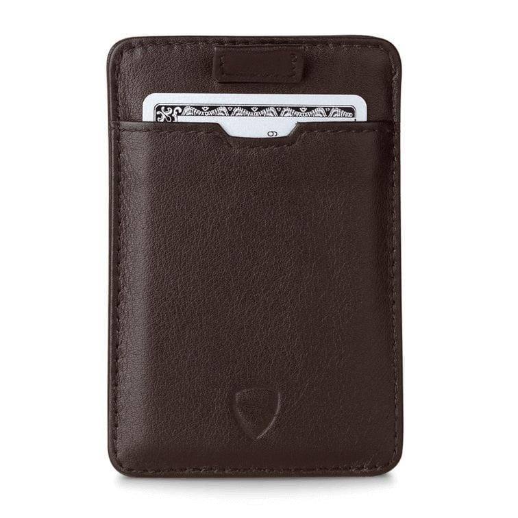 Vaultskin London Chelsea Sleeve Wallet - Brown RFID