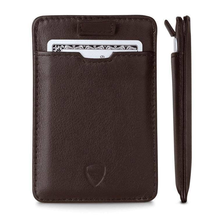 Vaultskin London Chelsea Sleeve Wallet - Brown RFID