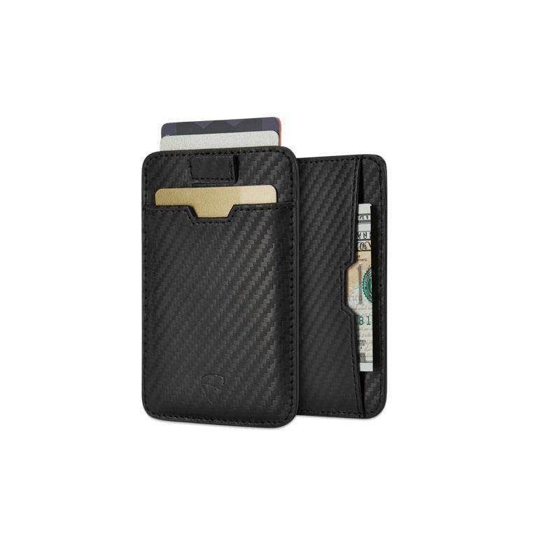 Vaultskin London Chelsea Sleeve Wallet - Carbon Black RFID