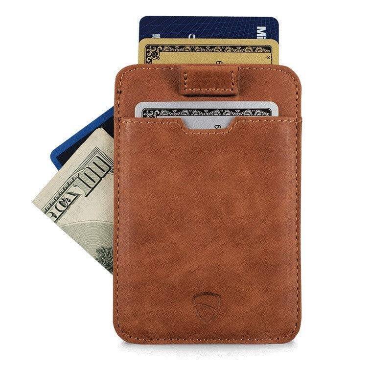 Vaultskin London Chelsea Sleeve Wallet - Cognac RFID