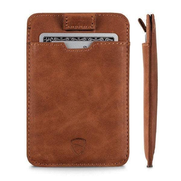 Vaultskin London Chelsea Sleeve Wallet - Cognac RFID