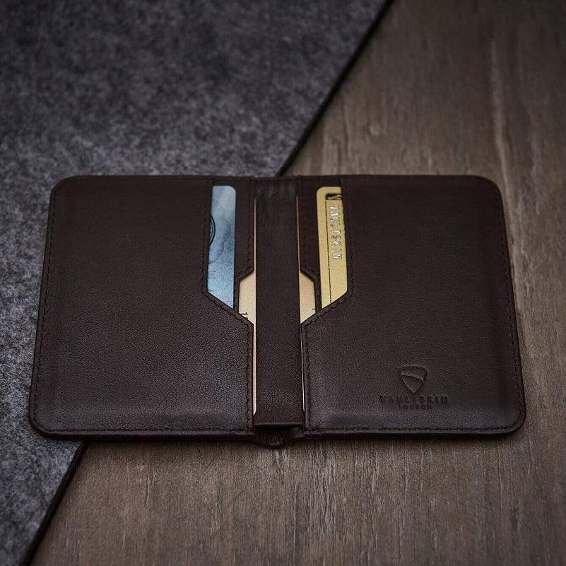 Vaultskin London City Bifold Wallet - Brown RFID