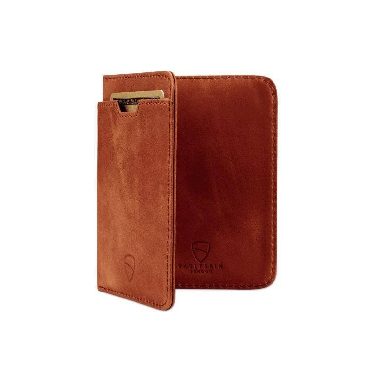 Vaultskin London City Bifold Wallet - Cognac RFID