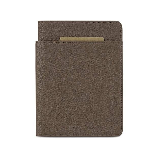 Vaultskin London Kensington Passport Wallet - Matt Brown RFID