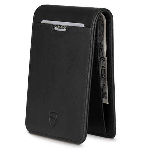 Vaultskin London Manhattan Bifold Wallet - Black RFID