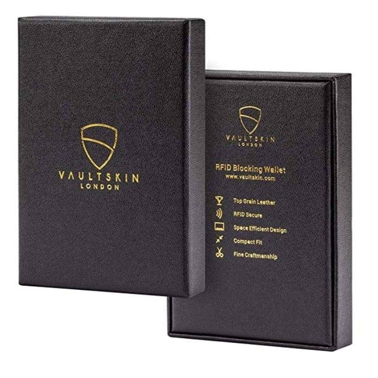 Vaultskin London Manhattan Bifold Wallet - Cognac RFID