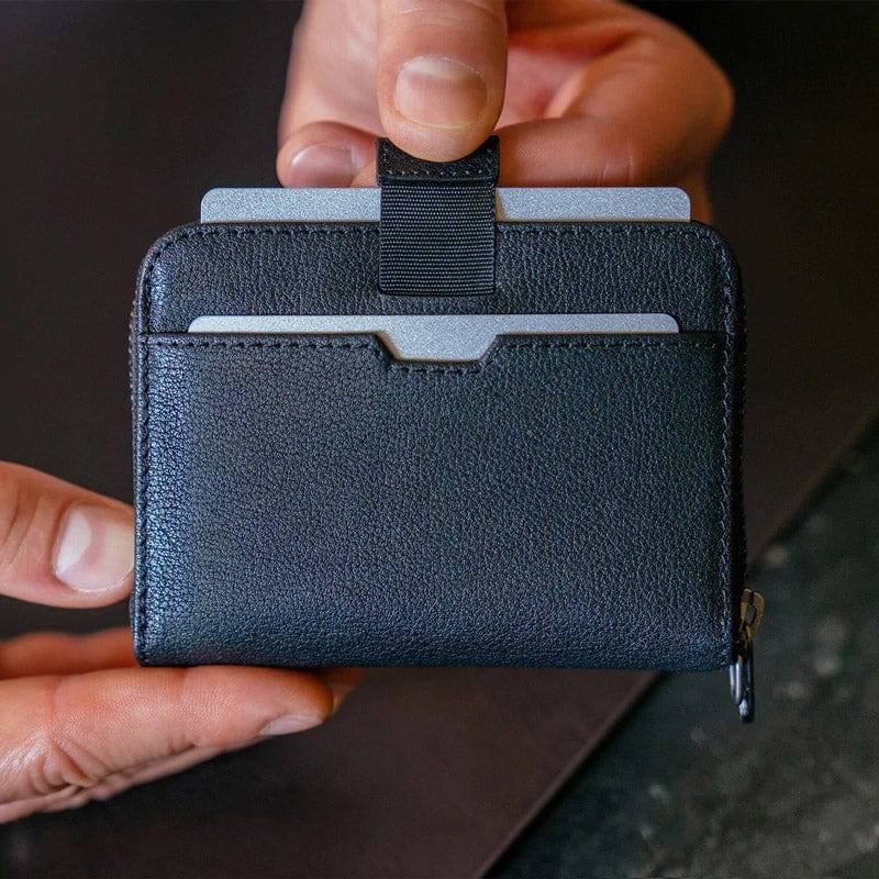 Vaultskin London Mayfair Zipper Wallet - Black