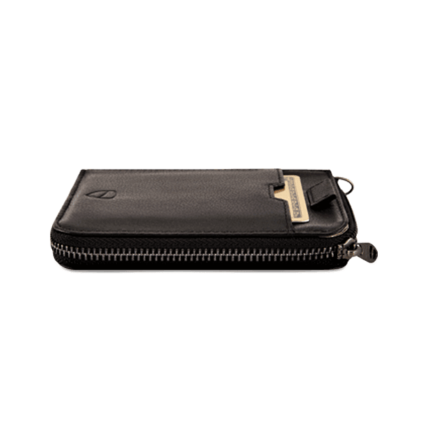 Vaultskin London Notting Hill Zip Wallet - Black RFID