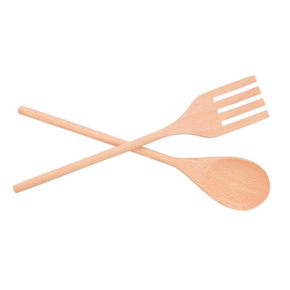 Waabi Saabi Tsuno Beechwood Salad Spoon & Fork Set