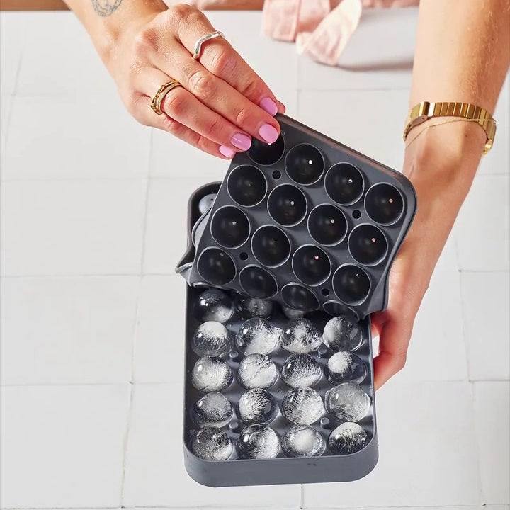 W&P Design Ice Ball Tray - Charcoal