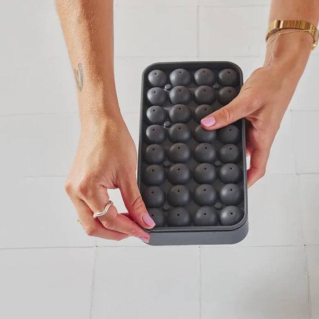 W&P Design Ice Ball Tray - Charcoal