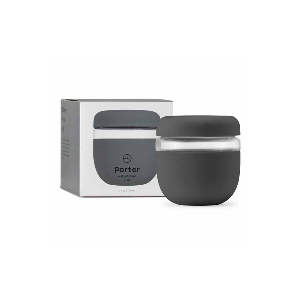 W&P Design Porter Seal Tight Bowl with Lid Tall - Charcoal