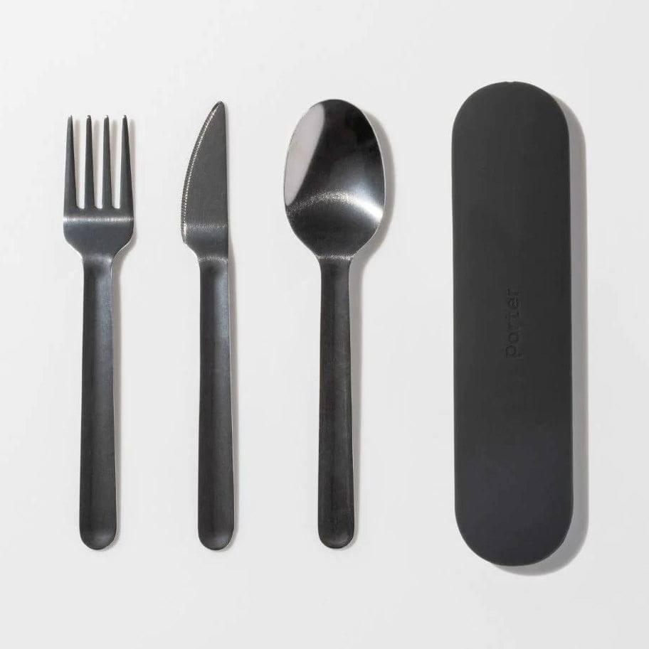 W&P Design Porter Travel Cutlery Set - Charcoal