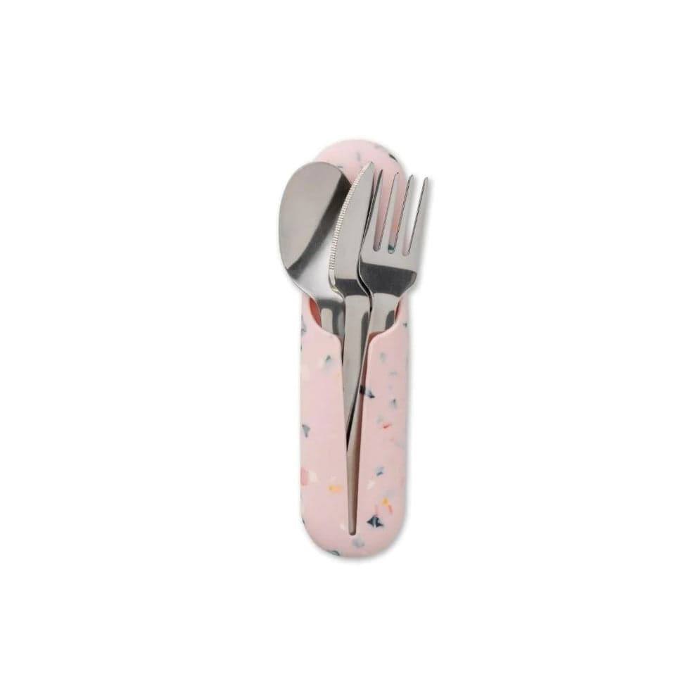 W&P Design Porter Travel Cutlery Set - Terrazzo Blush