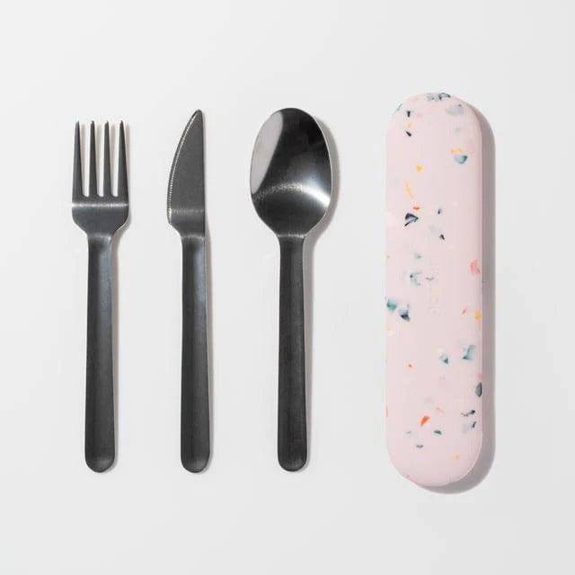 W&P Design Porter Travel Cutlery Set - Terrazzo Blush