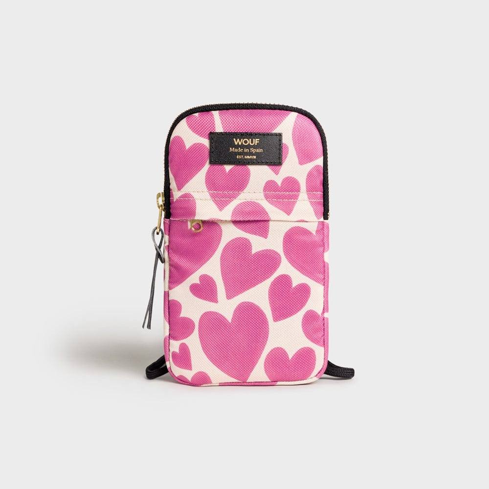 WOUF Barcelona Pink Love Phone Bag