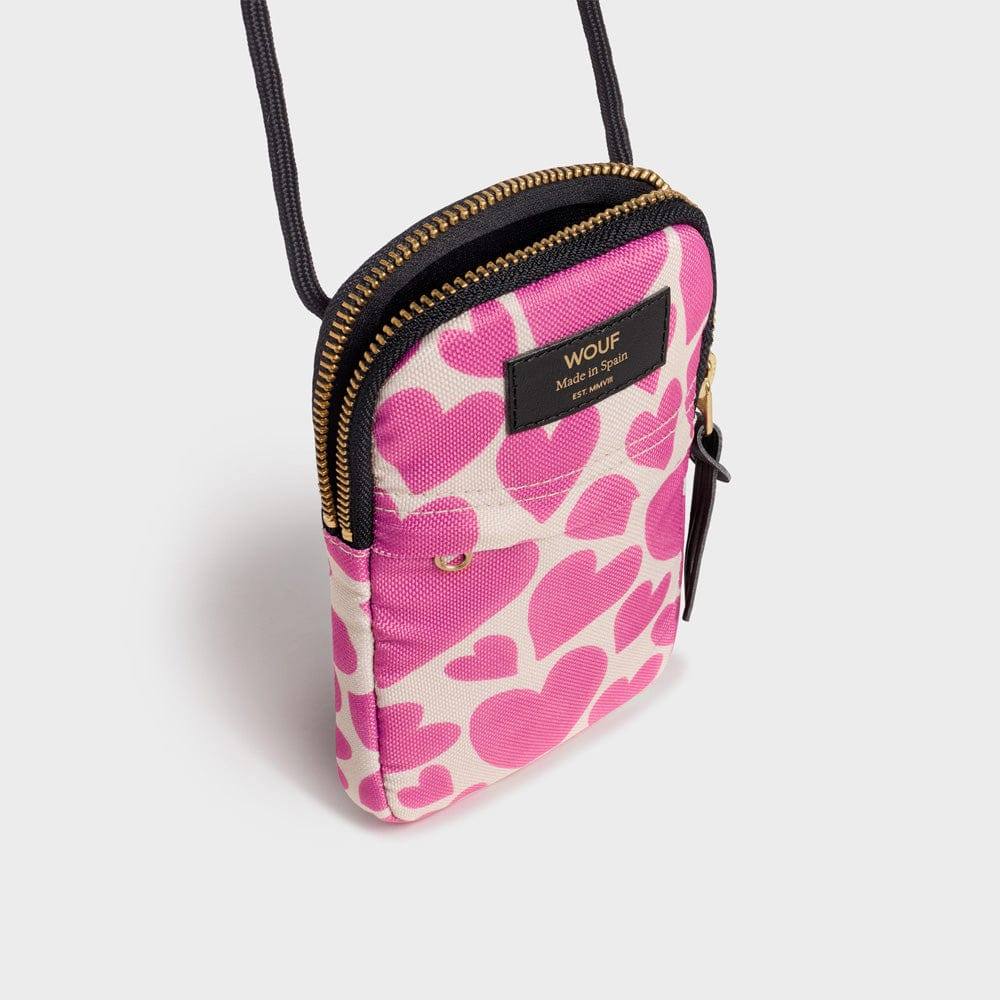 WOUF Barcelona Pink Love Phone Bag