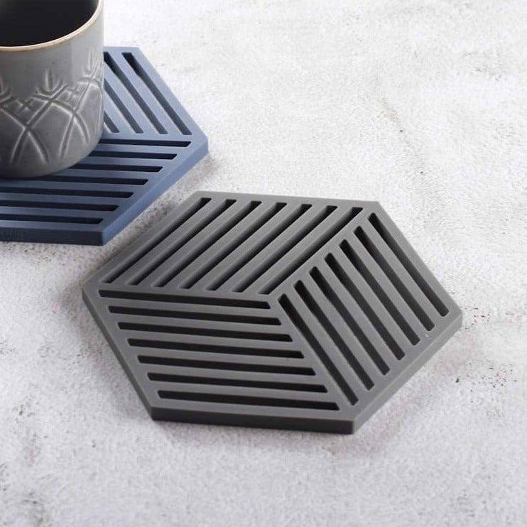 Zone Denmark Hexagon Trivet - Cool Grey