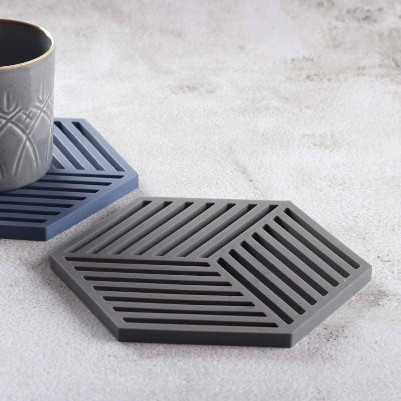 Zone Denmark Hexagon Trivet - Cool Grey