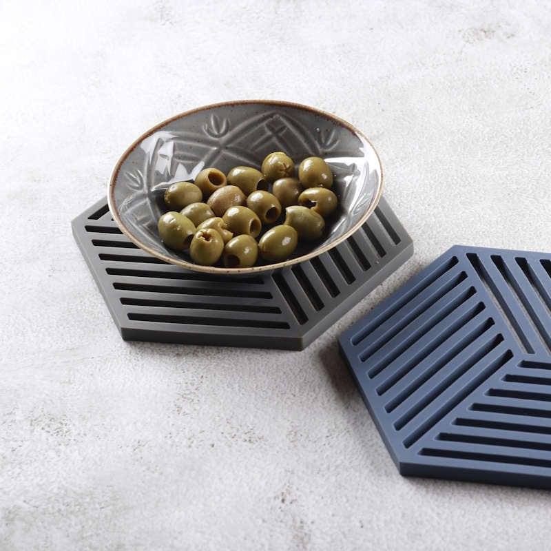 Zone Denmark Hexagon Trivet - Cool Grey