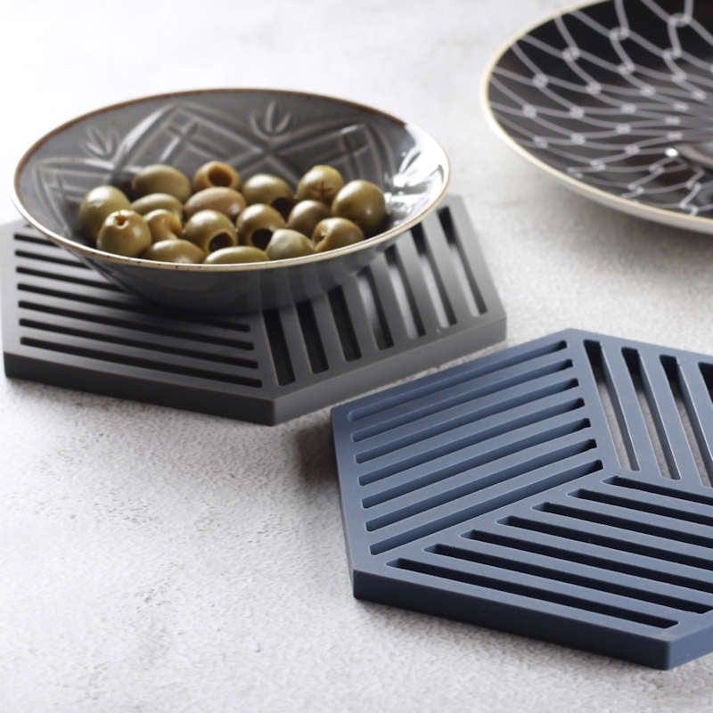 Zone Denmark Hexagon Trivet - Cool Grey