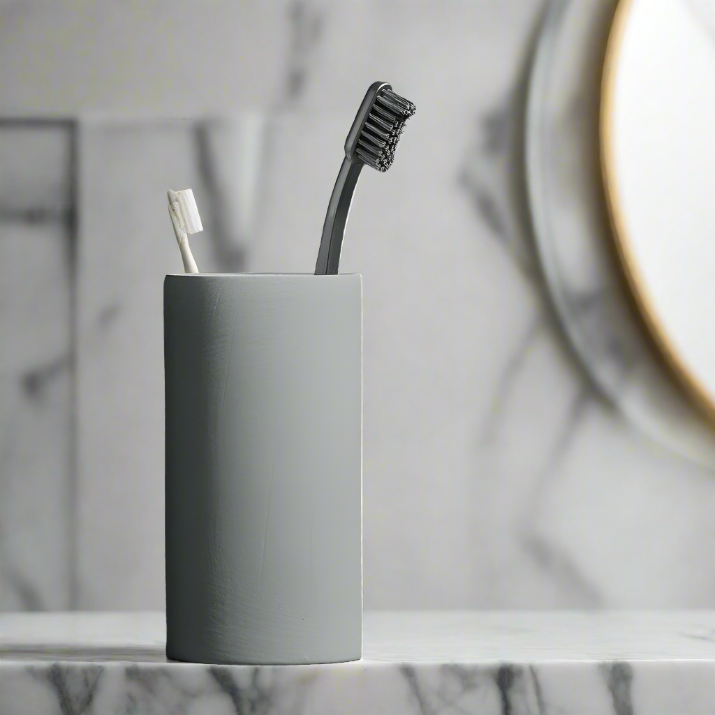 Solo Toothbrush Tumbler - Grey