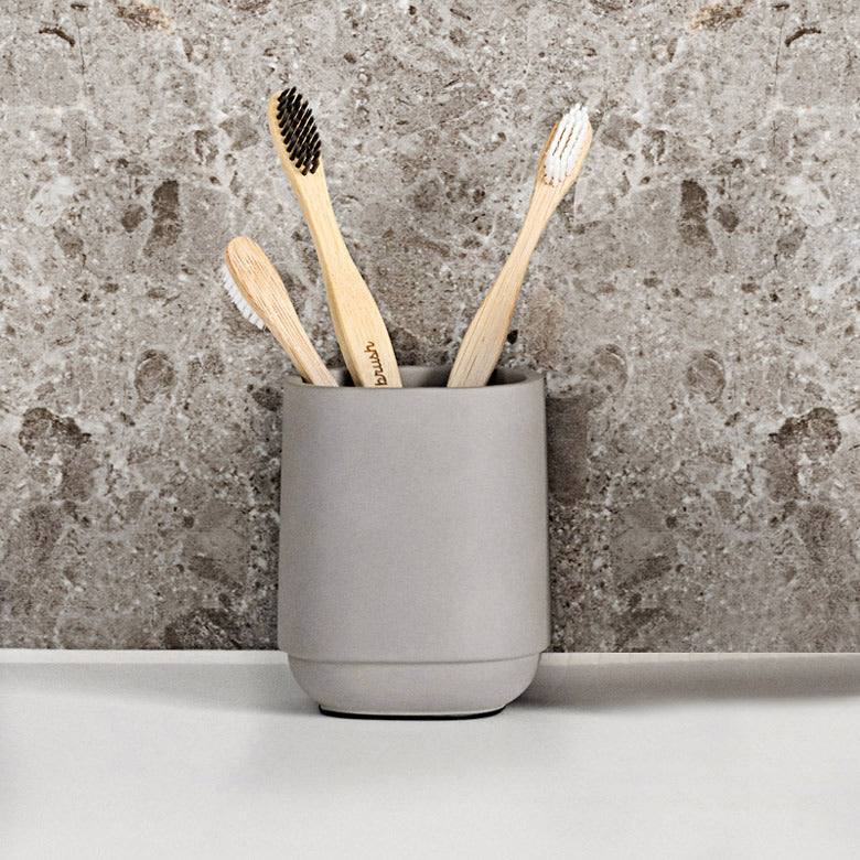 Zone Denmark Time Toothbrush Tumbler - Concrete