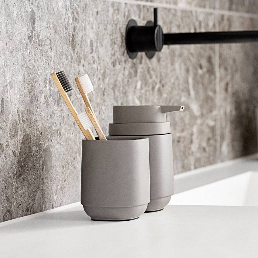 Time Toothbrush Tumbler - Concrete