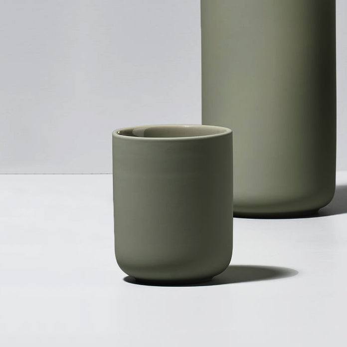 Zone Denmark Ume Toothbrush Tumbler - Olive Green